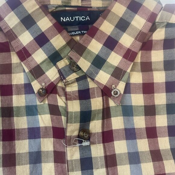 NAUTICA mens long sleeve button down shirt - Picture 5 of 5